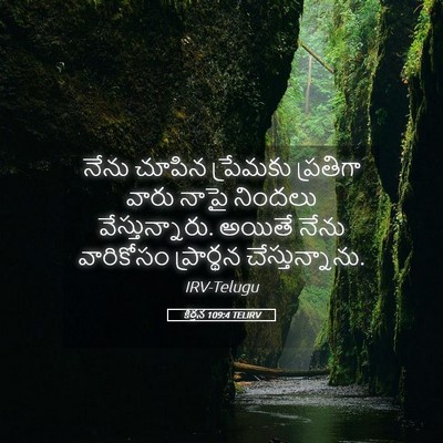 Picture 05 - కీర్తన 109:4 TELIRV - నేను చూపిన - Bible Verse Picture