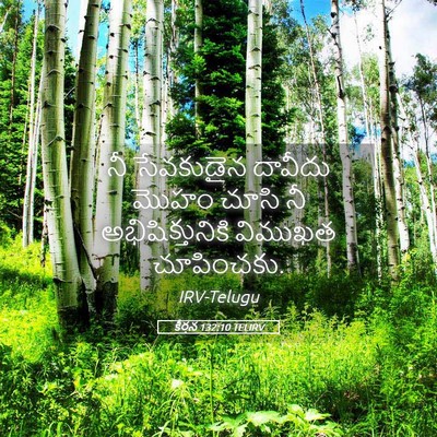 Picture 05 - కీర్తన 132:10 TELIRV - నీ సేవకుడైన - Bible Verse Picture