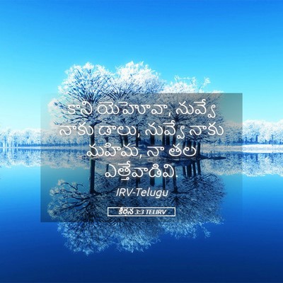 Picture 05 - కీర్తన 3:3 TELIRV - కాని యెహోవా, - Bible Verse Picture