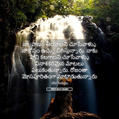 Picture 05 - కీర్తన 38:12 TELIRV - నా ప్రాణం తీయాలని - Bible Verse Picture