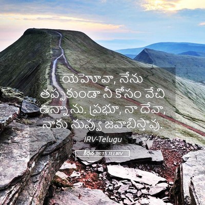 Picture 05 - కీర్తన 38:15 TELIRV - యెహోవా, నేను - Bible Verse Picture