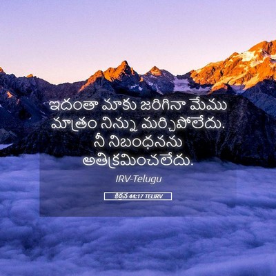 Picture 05 - కీర్తన 44:17 TELIRV - ఇదంతా మాకు - Bible Verse Picture
