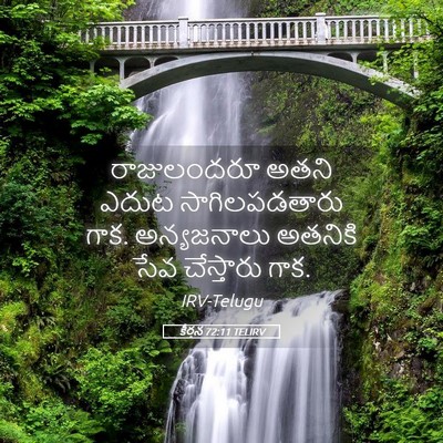 Picture 05 - కీర్తన 72:11 TELIRV - రాజులందరూ అతని - Bible Verse Picture