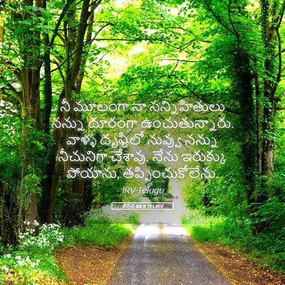 Picture 05 - కీర్తన 88:8 TELIRV - నీ మూలంగా నా - Bible Verse Picture