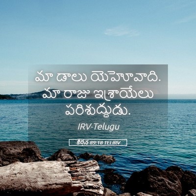 Picture 05 - కీర్తన 89:18 TELIRV - మా డాలు యెహోవాది. - Bible Verse Picture