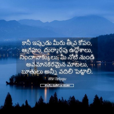 Picture 05 - కొలస్సీ పత్రిక 3:8 TELIRV - కానీ ఇప్పుడు మీరు - Bible Verse Picture