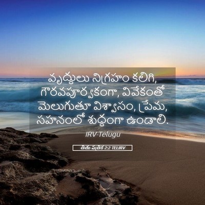 Picture 05 - తీతు పత్రిక 2:2 TELIRV - వృద్ధులు నిగ్రహం - Bible Verse Picture