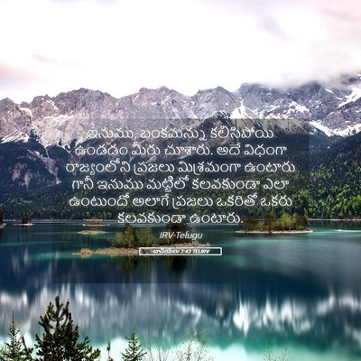 Picture 05 - దానియేలు 2:43 TELIRV - ఇనుము, బంకమన్ను - Bible Verse Picture