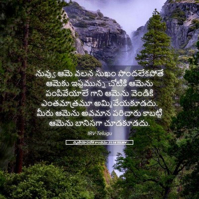 Picture 05 - ద్వితీయోపదేశ కాండము 21:14 TELIRV - నువ్వు ఆమె వలన - Bible Verse Picture