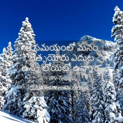 Picture 05 - ద్వితీయోపదేశ కాండము 3:29 TELIRV - ఆ సమయంలో మనం - Bible Verse Picture