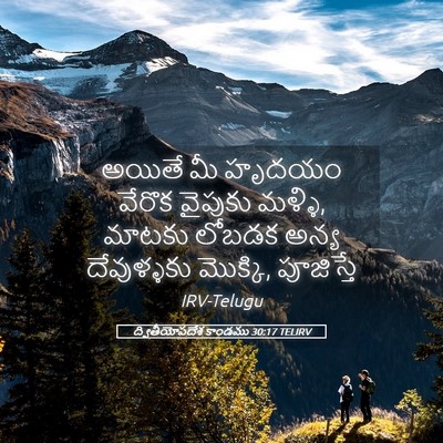 Picture 05 - ద్వితీయోపదేశ కాండము 30:17 TELIRV - అయితే మీ హృదయం - Bible Verse Picture