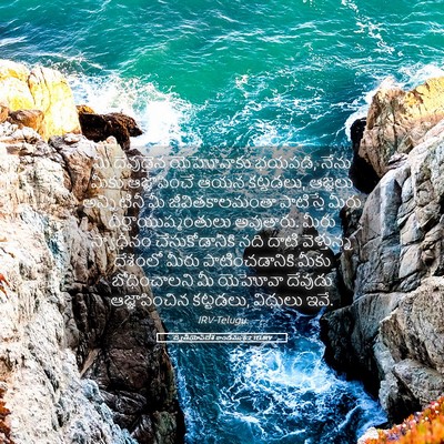 Picture 05 - ద్వితీయోపదేశ కాండము 6:2 TELIRV - మీ దేవుడైన - Bible Verse Picture