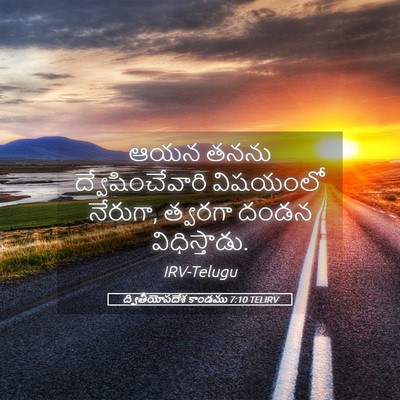 Picture 05 - ద్వితీయోపదేశ కాండము 7:10 TELIRV - ఆయన తనను - Bible Verse Picture