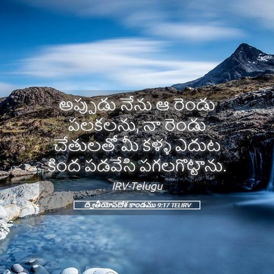 Picture 05 - ద్వితీయోపదేశ కాండము 9:17 TELIRV - అప్పుడు నేను ఆ - Bible Verse Picture