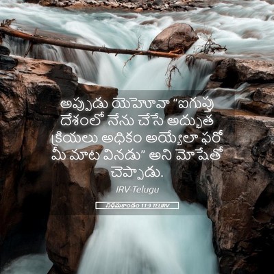 Picture 05 - నిర్గమకాండం 11:9 TELIRV - అప్పుడు యెహోవా - Bible Verse Picture