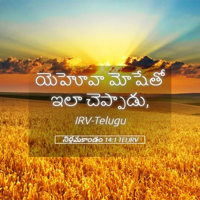 Picture 05 - నిర్గమకాండం 14:1 TELIRV - యెహోవా మోషేతో ఇలా - Bible Verse Picture
