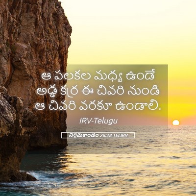 Picture 05 - నిర్గమకాండం 26:28 TELIRV - ఆ పలకల మధ్య ఉండే - Bible Verse Picture