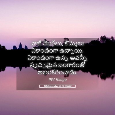 Picture 05 - నిర్గమకాండం 37:22 TELIRV - వాటి మొగ్గలు, - Bible Verse Picture