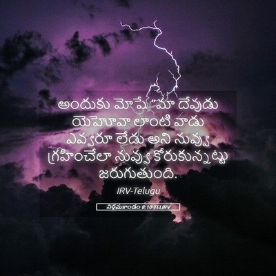 Picture 05 - నిర్గమకాండం 8:10 TELIRV - అందుకు మోషే “మా - Bible Verse Picture