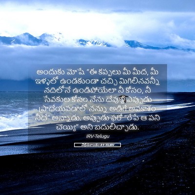 Picture 05 - నిర్గమకాండం 8:9 TELIRV - అందుకు మోషే “ఈ - Bible Verse Picture