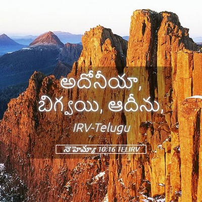 Picture 05 - నెహెమ్యా 10:16 TELIRV - అదోనీయా, బిగ్వయి, - Bible Verse Picture