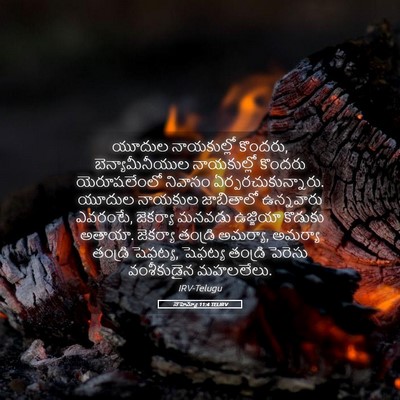 Picture 05 - నెహెమ్యా 11:4 TELIRV - యూదుల నాయకుల్లో - Bible Verse Picture