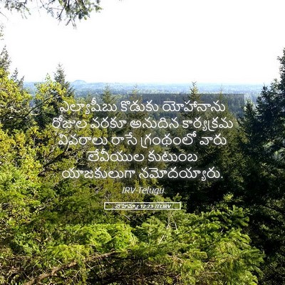 Picture 05 - నెహెమ్యా 12:23 TELIRV - ఎల్యాషీబు కొడుకు - Bible Verse Picture