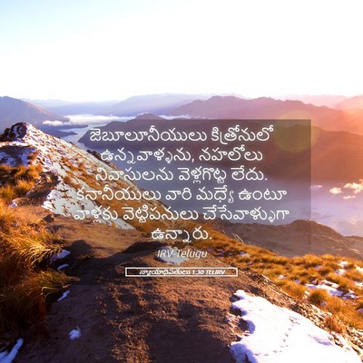 Picture 05 - న్యాయాధిపతులు 1:30 TELIRV - జెబూలూనీయులు - Bible Verse Picture
