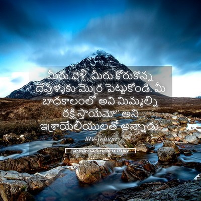 Picture 05 - న్యాయాధిపతులు 10:14 TELIRV - మీరు వెళ్లి, మీరు - Bible Verse Picture