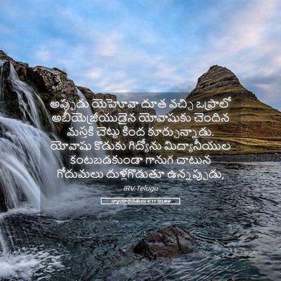 Picture 05 - న్యాయాధిపతులు 6:11 TELIRV - అప్పుడు యెహోవా - Bible Verse Picture