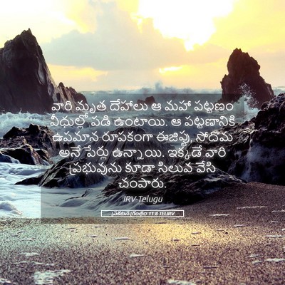 Picture 05 - ప్రకటన గ్రంథం 11:8 TELIRV - వారి మృత దేహాలు ఆ - Bible Verse Picture