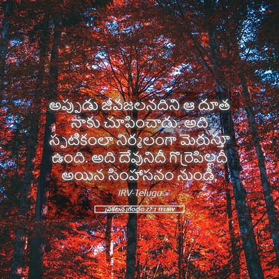 Picture 05 - ప్రకటన గ్రంథం 22:1 TELIRV - అప్పుడు - Bible Verse Picture