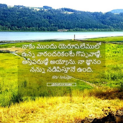 Picture 05 - ప్రసంగి 2:9 TELIRV - నాకు ముందు - Bible Verse Picture