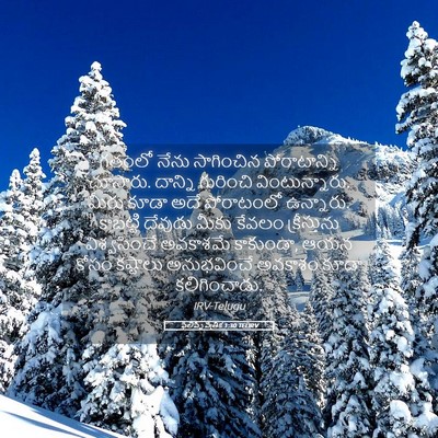 Picture 05 - ఫిలిప్పీ పత్రిక 1:30 TELIRV - గతంలో నేను - Bible Verse Picture