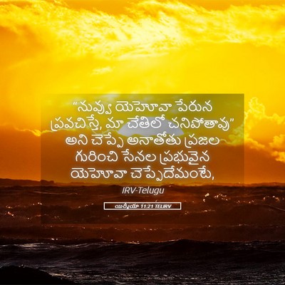 Picture 05 - యిర్మీయా 11:21 TELIRV - “నువ్వు యెహోవా - Bible Verse Picture