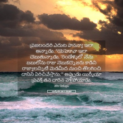 Picture 05 - యిర్మీయా 28:11 TELIRV - ప్రజలందరి ఎదుట - Bible Verse Picture