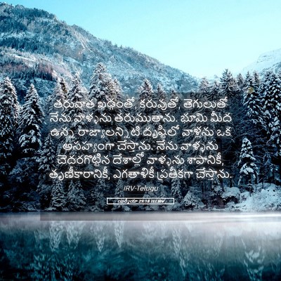 Picture 05 - యిర్మీయా 29:18 TELIRV - తరువాత ఖడ్గంతో, - Bible Verse Picture