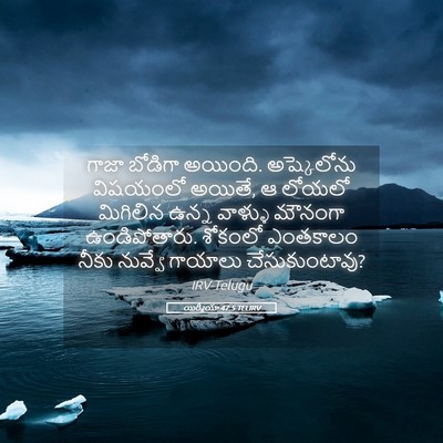 Picture 05 - యిర్మీయా 47:5 TELIRV - గాజా బోడిగా - Bible Verse Picture