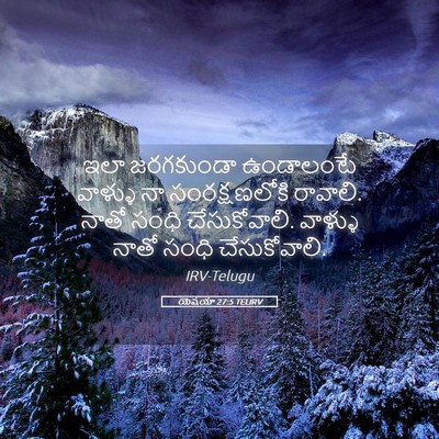 Picture 05 - యెషయా 27:5 TELIRV - ఇలా జరగకుండా - Bible Verse Picture
