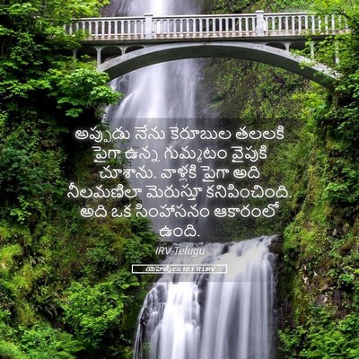 Picture 05 - యెహెజ్కేలు 10:1 TELIRV - అప్పుడు నేను - Bible Verse Picture