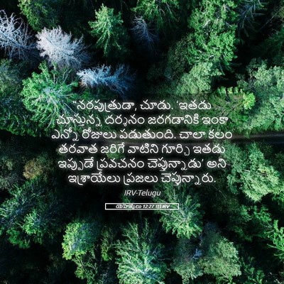 Picture 05 - యెహెజ్కేలు 12:27 TELIRV - “నరపుత్రుడా, చూడు. - Bible Verse Picture