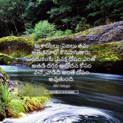 Picture 05 - యెహెజ్కేలు 14:10 TELIRV - ఇశ్రాయేలు ప్రజలు - Bible Verse Picture