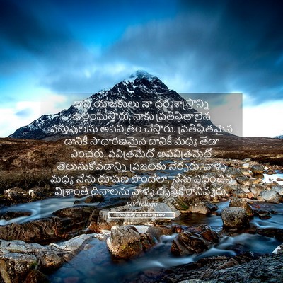 Picture 05 - యెహెజ్కేలు 22:26 TELIRV - దాని యాజకులు నా - Bible Verse Picture
