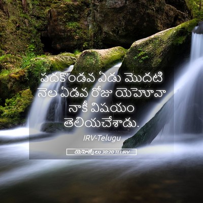 Picture 05 - యెహెజ్కేలు 30:20 TELIRV - పదకొండవ ఏడు మొదటి - Bible Verse Picture