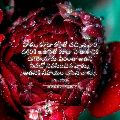Picture 05 - యెహెజ్కేలు 31:17 TELIRV - వాళ్ళు కూడా - Bible Verse Picture