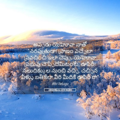 Picture 05 - యెహెజ్కేలు 37:9 TELIRV - అప్పడు యెహోవా - Bible Verse Picture