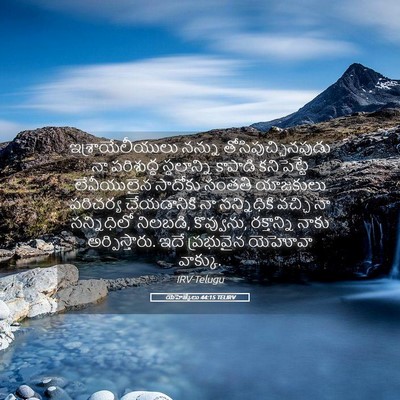 Picture 05 - యెహెజ్కేలు 44:15 TELIRV - ఇశ్రాయేలీయులు - Bible Verse Picture