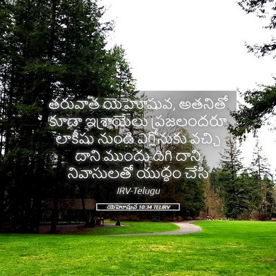 Picture 05 - యెహోషువ 10:34 TELIRV - తరువాత యెహోషువ, - Bible Verse Picture