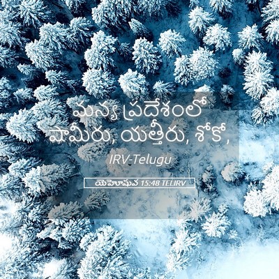 Picture 05 - యెహోషువ 15:48 TELIRV - మన్య ప్రదేశంలో - Bible Verse Picture