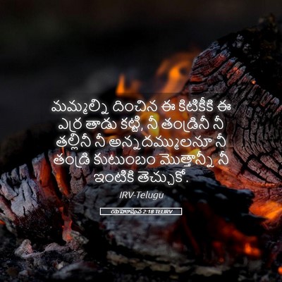 Picture 05 - యెహోషువ 2:18 TELIRV - మమ్మల్ని దించిన ఈ - Bible Verse Picture